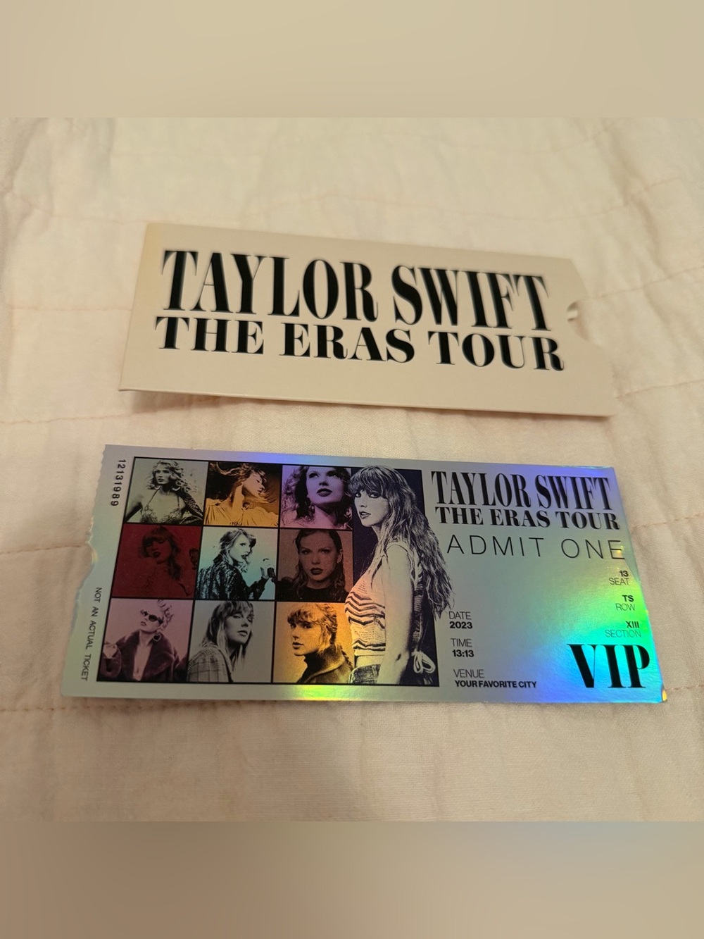 Taylor Swift The Eras Tour VIP Commemorative Ticket